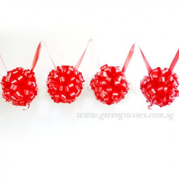BW10332- 4 pcs Ø12" Standard Ribbon Bow