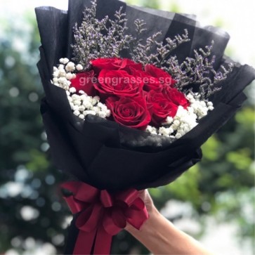 HB07803 GLSW-9 Red Rose