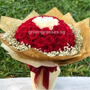 HB29011 LGRW-80 Roses(Red+Wh)