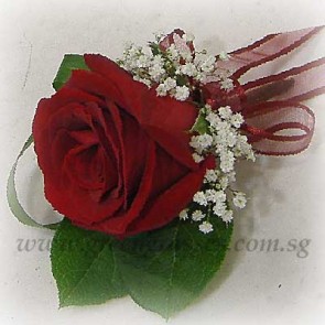 CG01518 Buttonhole Corsage-1 Red Rose