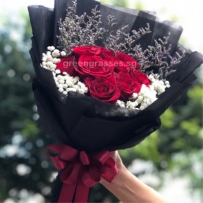 HB06814 GLSW-9 Red Rose